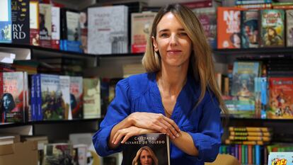 Cayetana Álvarez de Toledo, el pasado 4 de junio en la Feria del Libro de Madrid.