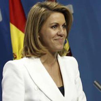 La nueva presidenta de Castilla la Mancha, María Dolores de Cospedal.