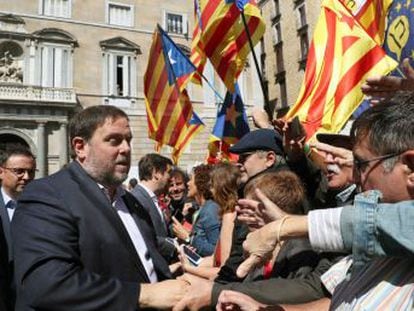 Junqueras dice que la medida de Hacienda  va más allá del artículo 155 [de la Constitución] 