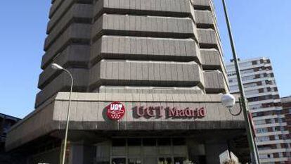 Sede de las federaciones de UGT, entre ellas industria, en la avenida de Am&eacute;rica en Madrid