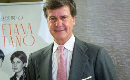 Cayetano Martinez de Irujo, durante la presentación de su libro.