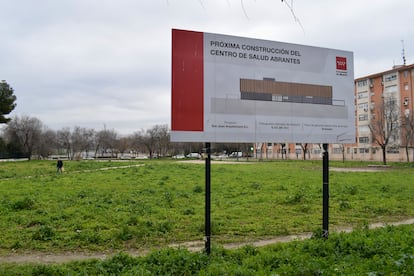 El terreno donde se proyecta el nuevo centro sanitario de Abrantes