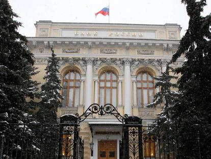 Sede del Banco Central de Rusia en Moscú.