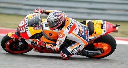 Marc Márquez, en el GP de las Américas de MotoGP