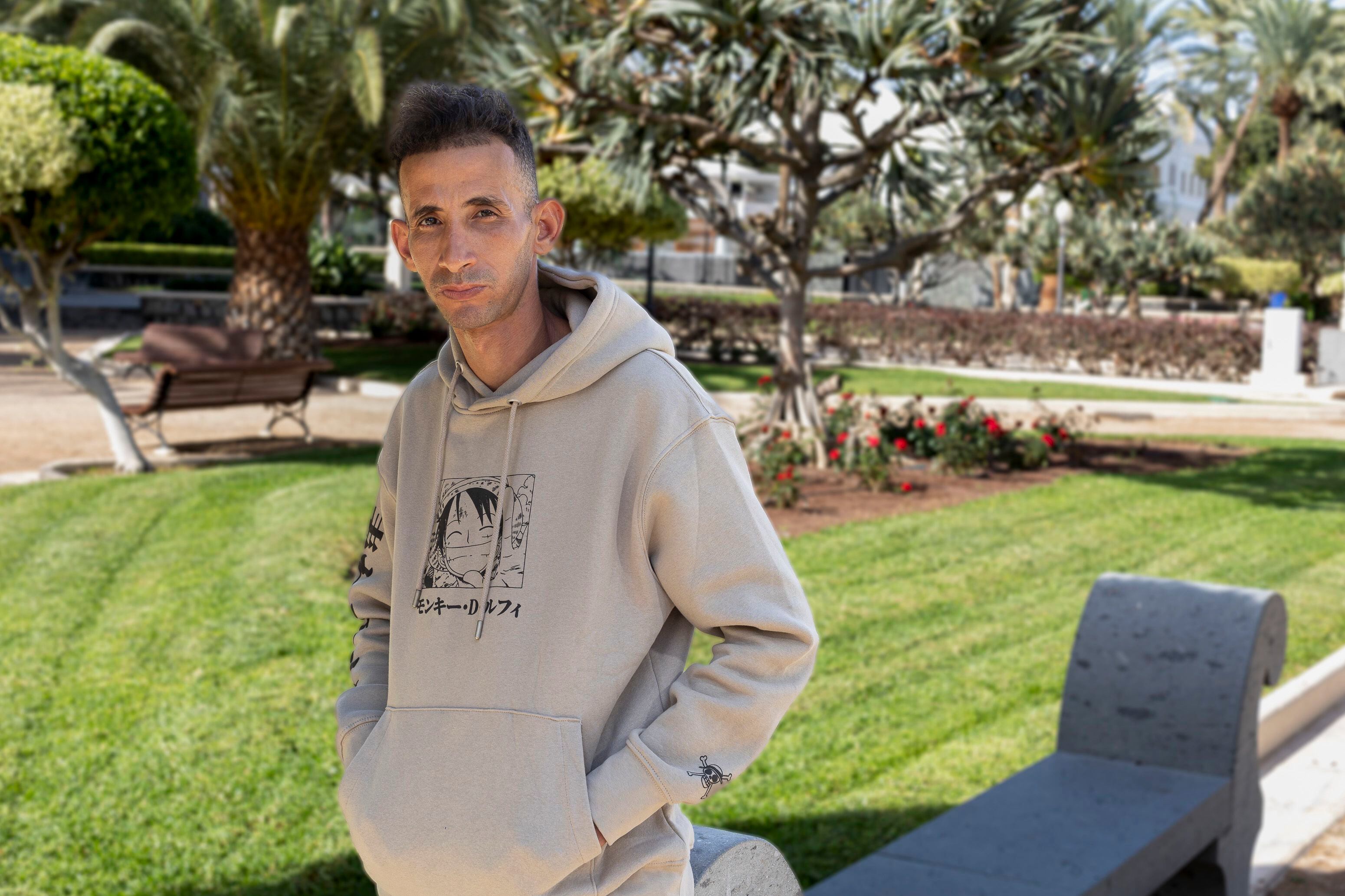 Hassan Syaf, el 5 de diciembre de 2022 en los Jardines del Hotel Santa Catalina de Las Palmas de Gran Canaria.