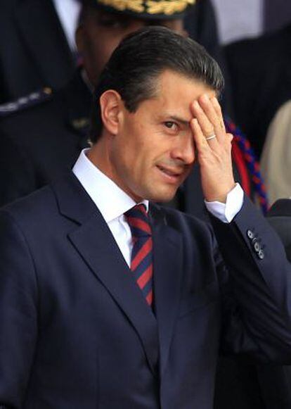 El presidente Peña Nieto, el viernes 22 de agosto