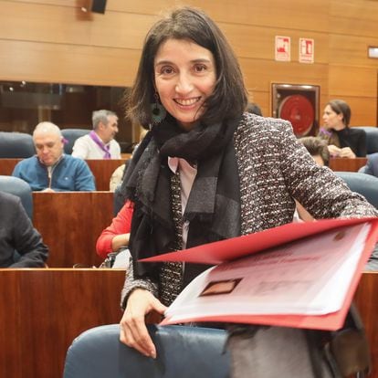 Dvd 991  5/3/20Pilar Llop, Presidenta del Senado y diputada por el PSOE en la Asamblea de Madrid.KIKE PARA.