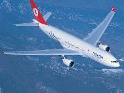 Una avi&oacute;n A330 de la aerol&iacute;nea Turkish Airlines
