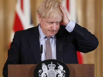 Boris Johnson, primer ministro británico.