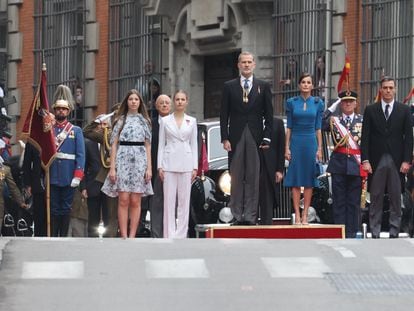 Jura de la Constitución por parte de la princesa de Asturias, Leonor de Borbón.