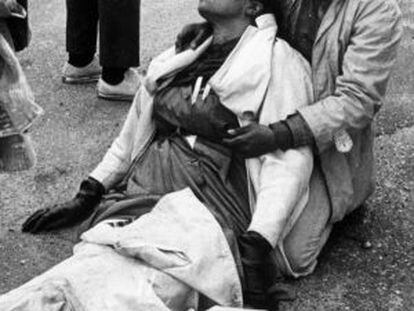 Amelia Boynton, herida durante el 'domingo sangriento' en Selma, en 1965.