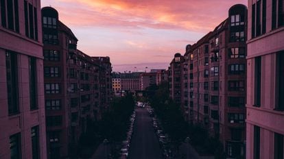 La ciudad de Berlín, Alemania