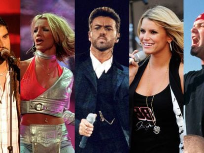 Melendi, Britney Spears, George Michael, Jessica Simpson y el cantante de Limp Bizkit, Fred Durst, son algunos de los artistas que no salen bien parados en esta lista. En vídeo, cinco ejemplos.