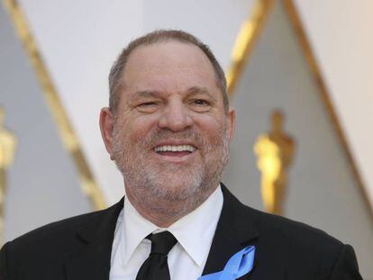 Harvey Weinstein, excopresidente de Weinstein Co, en los Óscar de este año.