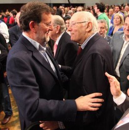 Rajoy con Rmay Beccaria en una imagen de archivo.