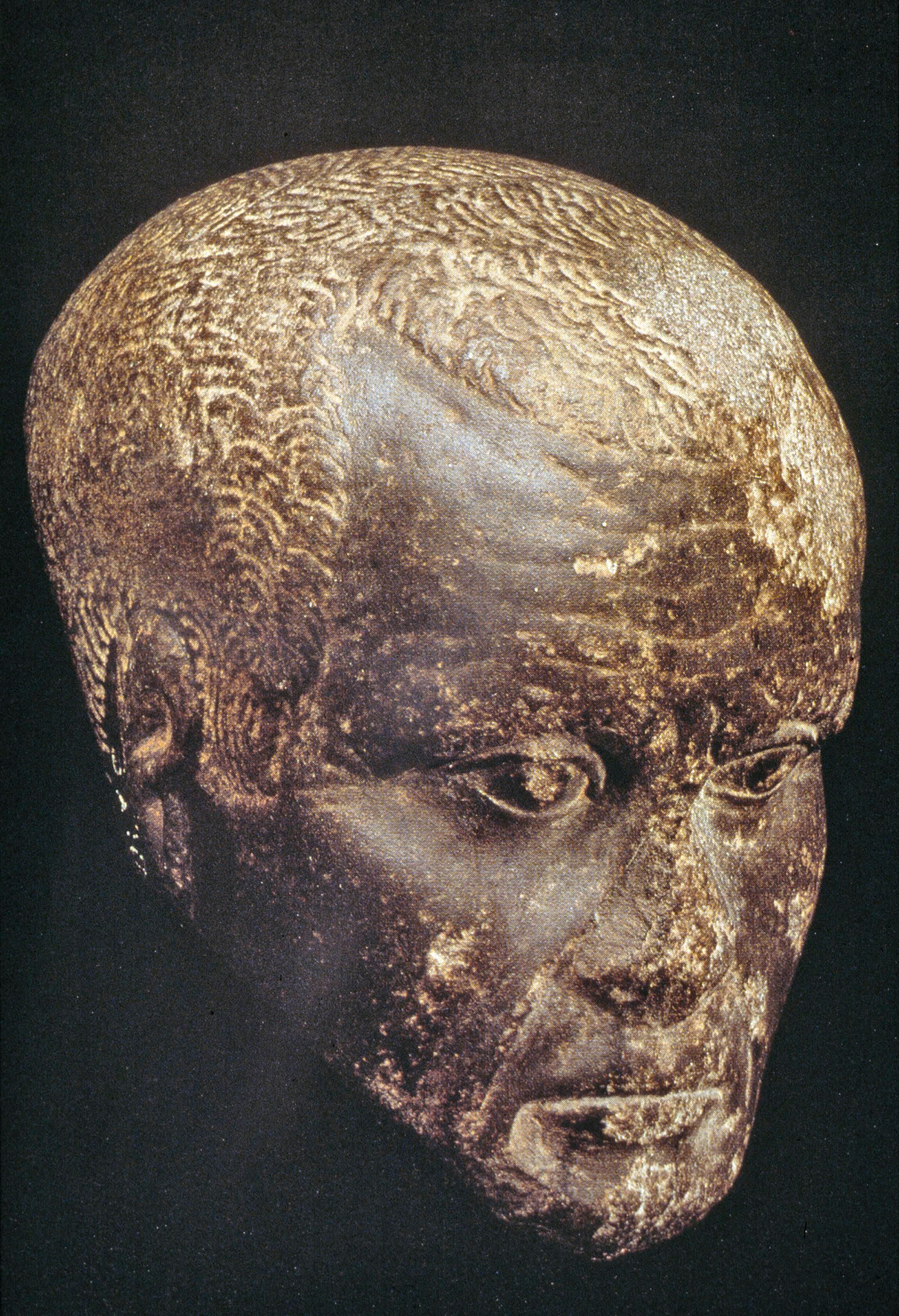 Uno de los bustos de César de la exposición en el Museo H’ART de Ámsterdam.
