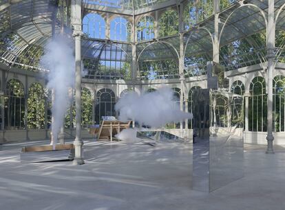 Exposición 'El cristal es mi piel', en el Palacio de Cristal.