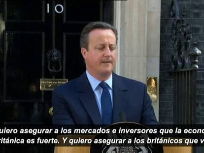 Primera víctima del 'brexit': Cameron dimite