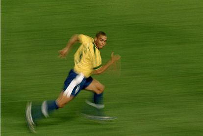 Ronaldo, durante un partido del Mundial de Francia 1998.