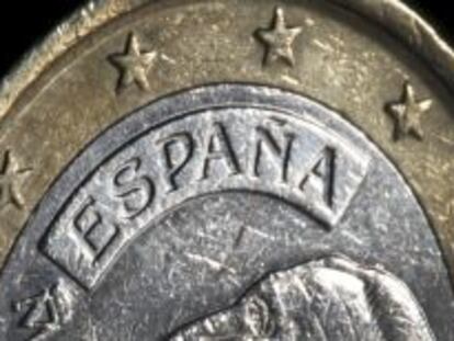 En la imagen, una moneda de euro. 