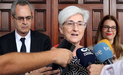 La fiscal general del Estado, María José Segarra, este abril.