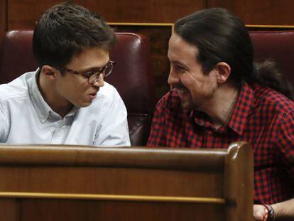 I&ntilde;igo Errej&oacute;n con Pablo Iglesias