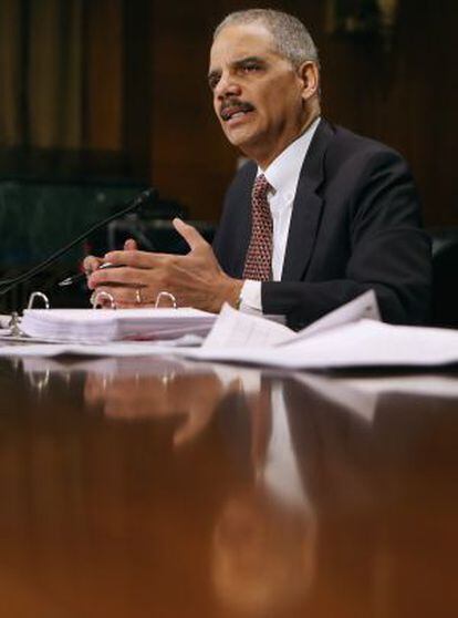 El Fiscal General, Eric Holder, ofrece su testimonio ante el Comit&eacute; Jur&iacute;dico del Senado esta semana.