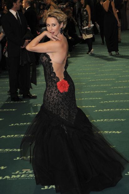 Miriam Díaz-Aroca, aspirante a flamenca en la gala de 2009.