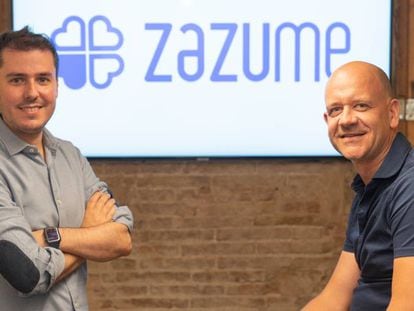 Guillermo Ceballos y Jeroen Merchiers, cofundadores de Zazume.