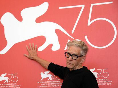 El director canadiense David Cronenberg durante el festival de Venecia. 