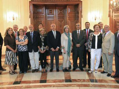 Visita de representantes del Cuerpo Consular a la sede de la Subdelegación del Gobierno, en Bilbao.