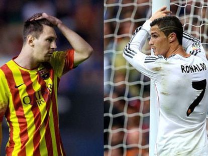 Messi y Cristiano, en los partidos contra Osasuna y M&aacute;laga. 