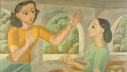 'La Anunciación', obra pintada por Norah Borges en 1945.