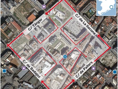 La primera ‘supermanzana’ de Barcelona arrancará en septiembre en Poblenou