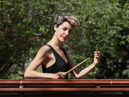Virginia Rodrigo, artista musical que se define como "percuautora".