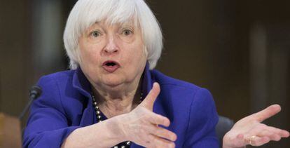 La presidenta de la Reserva Federal, Janet Yellen