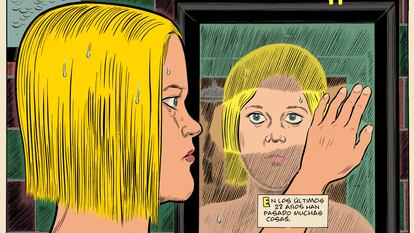 Interior del libro 'Monica', de Daniel Clowes.
