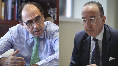 Alejandro Alvargonzález, izquierda, y Jorge Domecq.