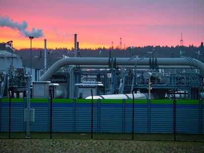 Planta de procesamiento de gas natural ruso en Lubmin (Alemania).