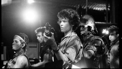 En la imagen, la actriz Sigourney Weaver como la teniente Ripley.