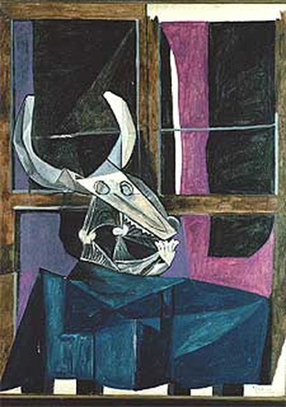 <i>Naturaleza muerta con cráneo de buey </i>(1942), de Picasso.