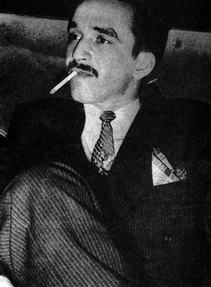 Gabriel García Márquez, en una foto publicada en el libro <i>García Márquez: el viaje a la semilla.</i>