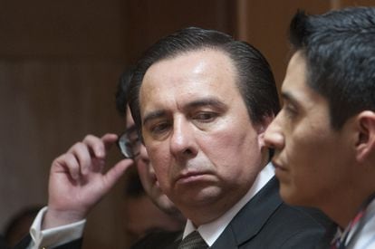 Tomás Zerón, durante una rueda de prensa en la PGR, en noviembre de 2014.