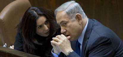 El primer ministro israelí, Benjamín Netanyahu, en la Knesset.