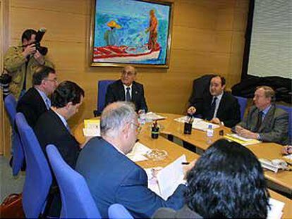 Pleno del Consejo General del Poder Judicial reunido ayer en Bilbao.