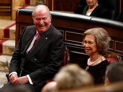 Los reyes eméritos, don Juan Carlos y doña Sofía.