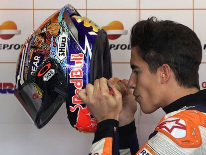 Marc Márquez, en el circuito de Motegi.