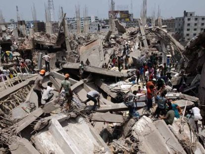 Derrumbe del edificio de Bangladesh