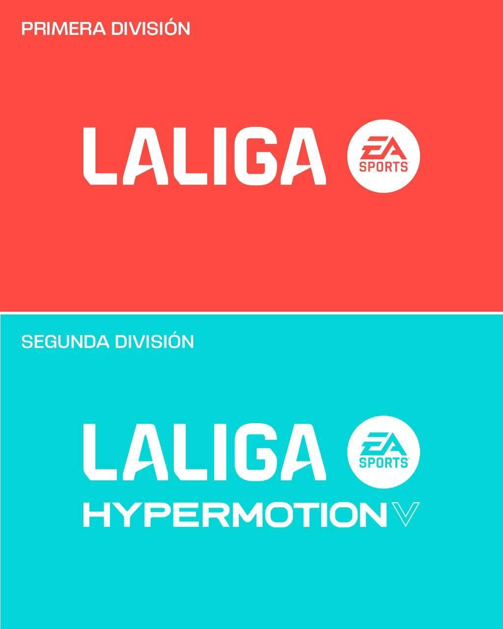 Nuevos logos de Primera y Segunda división en la liga española.