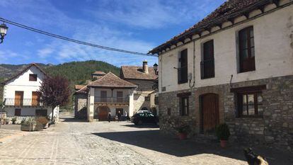 Una calle de Fago el pasado 9 de mayo.